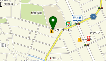 DAISO ドラッグユタカ上桂店の地図画像