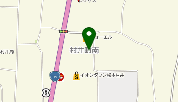 Standard Products イオンタウン松本村井店の地図画像