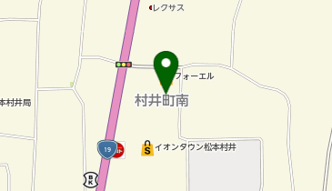 THREEPPY イオンタウン松本村井店の地図画像