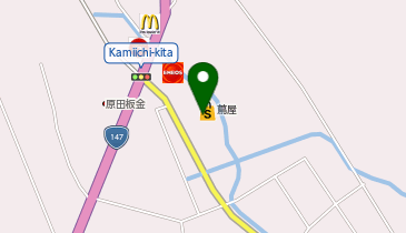 DAISO 長野大町店の地図画像