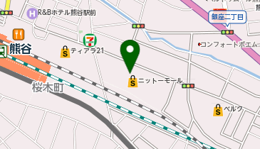 THREEPPY ニットーモール熊谷店の地図画像