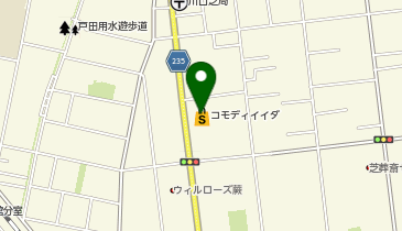 DAISO コモディイイダ蕨店の地図画像