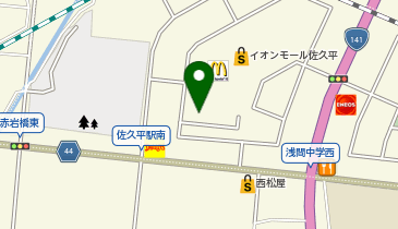 DAISO イオンモール佐久平店の地図画像