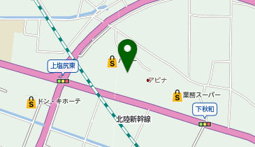 DAISO 上田秋和店の地図画像