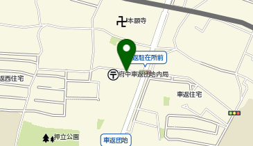 DAISO 府中車返店の地図画像