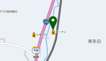 DAISO ホームセンターコーナン川西平野店の地図画像