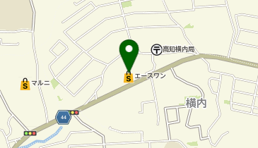 DAISO エースワン横内店の地図画像