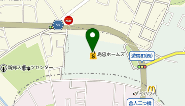 DAISO 島忠ホームズ草加舎人店の地図画像