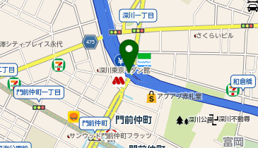 DAISO 赤札堂深川店の地図画像