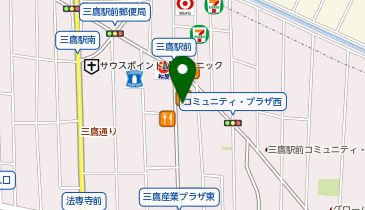 DAISO 東急ストア三鷹センター店の地図画像