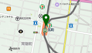 DAISO 高松瓦町FLAG店の地図画像