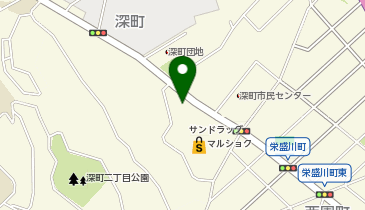 DAISO マルショク深町店の地図画像