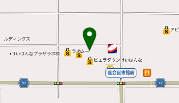 DAISO ビエラタウンけいはんな店の地図画像