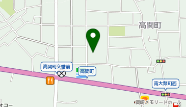 DAISO 高崎高関店の地図画像