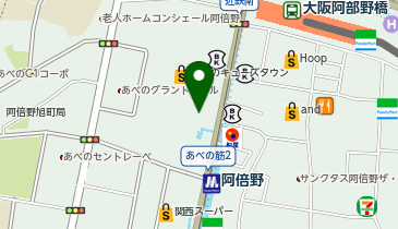 DAISO あべのキューズモール店の地図画像