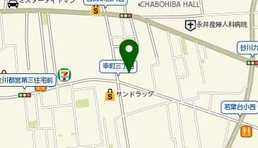 DAISO 立川幸町店の地図画像