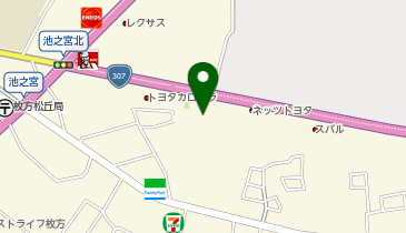 DAISO 枚方307店の地図画像