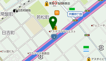 DAISO アスタプラザ長田店の地図画像