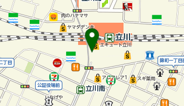 DAISO エキュート立川店の地図画像