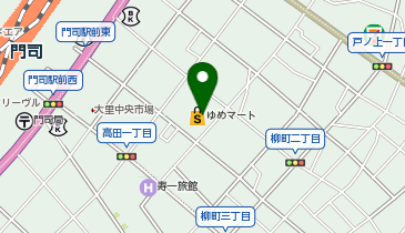 DAISO ゆめマート門司店の地図画像