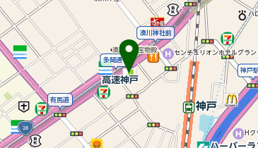 DAISO メトロこうべタウン店の地図画像