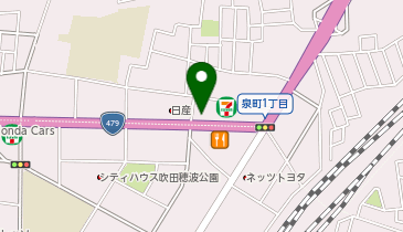 DAISO 吹田泉町店の地図画像