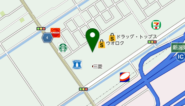 DAISO ウオロク中野山店の地図画像