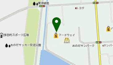 Standard Products おのだサンパーク店の地図画像