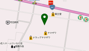 DAISO サンデー河北谷地店の地図画像