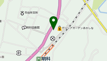 DAISO デリシアガーデンあかしな店の地図画像