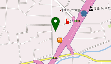 DAISO 仙台中倉店の地図画像