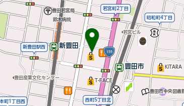 DAISO 豊田ティーフェイス店の地図画像