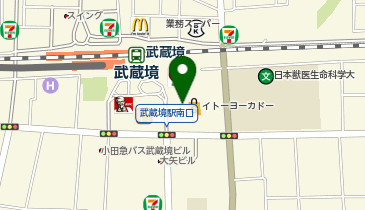DAISO イトーヨーカドー武蔵境店の地図画像