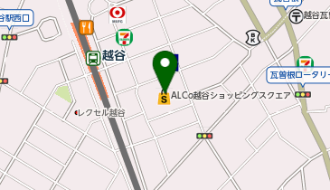 DAISO アルコ越谷ショッピングスクエア店の地図画像