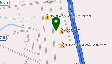 DAISO イオン乙金SC店の地図画像