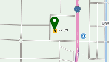 DAISO ヤマザワ村山駅西店の地図画像