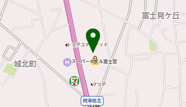 DAISO 富士宮バイパス店の地図画像