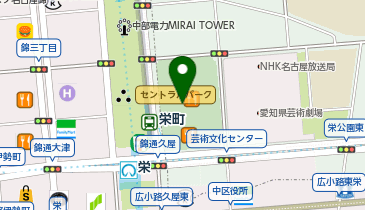 DAISO オアシス21店の地図画像