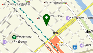 DAISO 盛岡フェザン店の地図画像