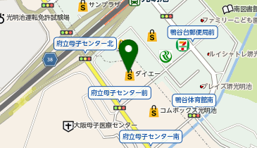 DAISO ダイエー光明池店の地図画像