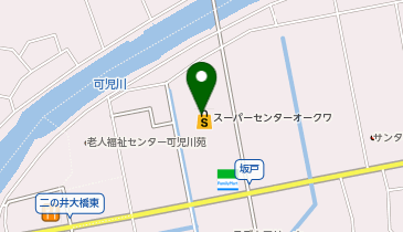DAISO スーパーセンターオークワ可児坂戸店の地図画像