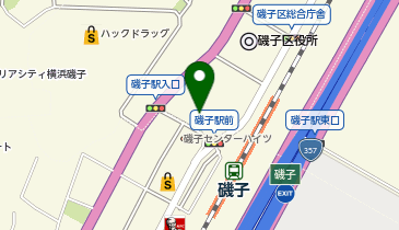 DAISO 磯子駅前店の地図画像