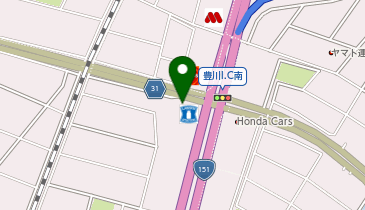 DAISO 豊川インター店の地図画像