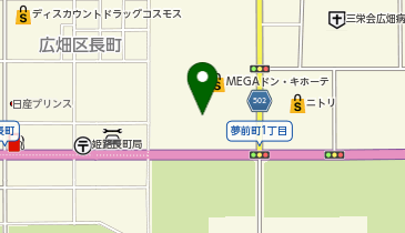 DAISO MEGAドン・キホーテ姫路広畑店の地図画像