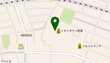 DAISO イオンタウン君津店の地図画像