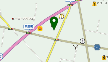 DAISO 高松円座店の地図画像