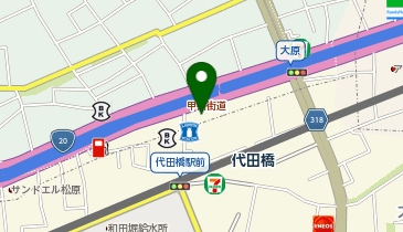 DAISO 京王ストア代田橋店の地図画像