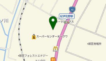 DAISO スーパーセンターオークワ南紀店の地図画像