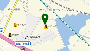 DAISO ハローズ魚住店の地図画像