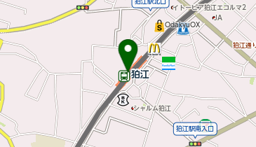 DAISO 小田急マルシェ狛江店の地図画像